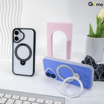 Gizmo Defense Magsafe Rotate Stand iPhone 16/16Pro/16+/16promax มีขาตั้ง เนื้อสัมผัสแมท เคสชาร์จได้ กันกระแทก