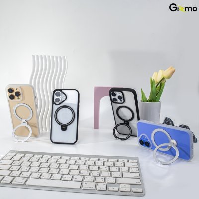 Gizmo Defense Magsafe Rotate Stand iPhone 16/16Pro/16+/16promax มีขาตั้ง เนื้อสัมผัสแมท เคสชาร์จได้ กันกระแทก