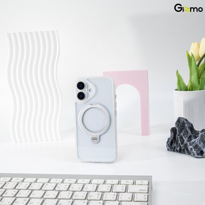 Gizmo Defense Magsafe Rotate Stand iPhone 16/16Pro/16+/16promax มีขาตั้ง เนื้อสัมผัสแมท เคสชาร์จได้ กันกระแทก