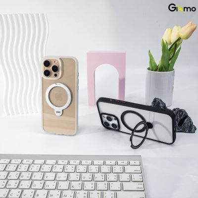 Gizmo Defense Magsafe Rotate Stand iPhone 16/16Pro/16+/16promax มีขาตั้ง เนื้อสัมผัสแมท เคสชาร์จได้ กันกระแทก