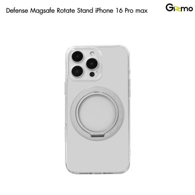 Gizmo Defense magsafe Rotate Stand iPhone 16/16+/16pro/16Pro max เคสใส กันกระแทก มีขาตั้ง เคสชาร์จได้