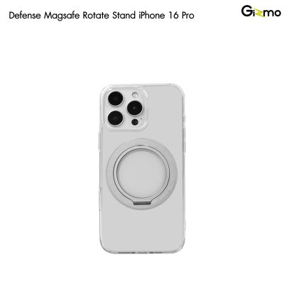 Gizmo Defense magsafe Rotate Stand iPhone 16/16+/16pro/16Pro max เคสใส กันกระแทก มีขาตั้ง เคสชาร์จได้