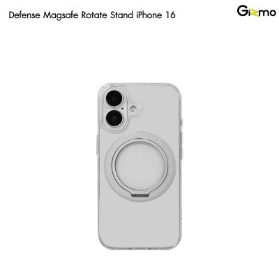 Gizmo Defense magsafe Rotate Stand iPhone 16/16+/16pro/16Pro max เคสใส กันกระแทก มีขาตั้ง เคสชาร์จได้