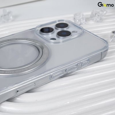 Gizmo Defense magsafe Rotate Stand iPhone 16/16+/16pro/16Pro max เคสใส กันกระแทก มีขาตั้ง เคสชาร์จได้