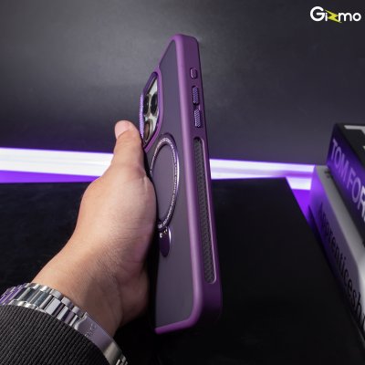 Gizmo เคสรุ่น Defense Rotate Stand MagSafe iPhone 15/15+/15 Promax มีขาตั้ง เนื้อสัมผัสแมท เคสชาร์จได้ กันกระแทก