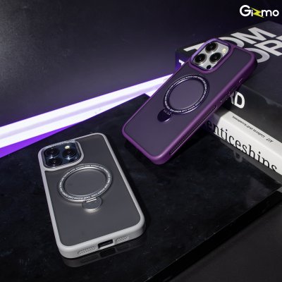 Gizmo เคสรุ่น Defense Rotate Stand MagSafe iPhone 15/15+/15 Promax มีขาตั้ง เนื้อสัมผัสแมท เคสชาร์จได้ กันกระแทก