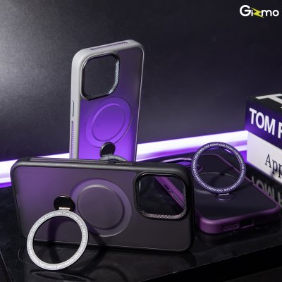 Gizmo เคสรุ่น Defense Rotate Stand MagSafe iPhone 15/15+/15 Promax มีขาตั้ง เนื้อสัมผัสแมท เคสชาร์จได้ กันกระแทก