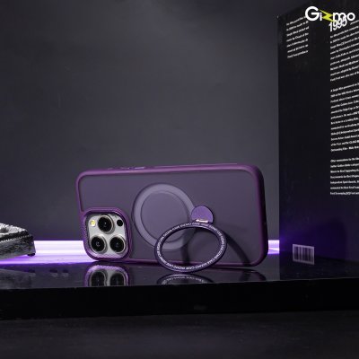 Gizmo เคสรุ่น Defense Rotate Stand MagSafe iPhone 15/15+/15 Promax มีขาตั้ง เนื้อสัมผัสแมท เคสชาร์จได้ กันกระแทก