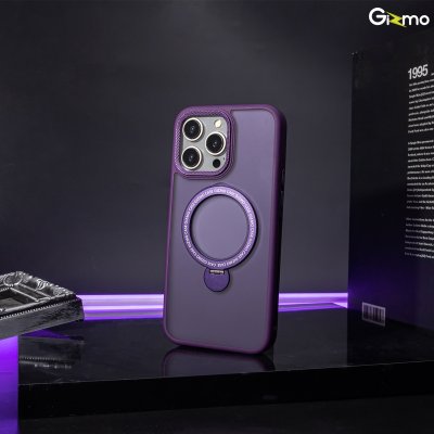 Gizmo เคสรุ่น Defense Rotate Stand MagSafe iPhone 15/15+/15 Promax มีขาตั้ง เนื้อสัมผัสแมท เคสชาร์จได้ กันกระแทก