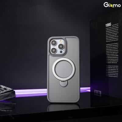 Gizmo เคสรุ่น Defense Rotate Stand MagSafe iPhone 15/15+/15 Promax มีขาตั้ง เนื้อสัมผัสแมท เคสชาร์จได้ กันกระแทก