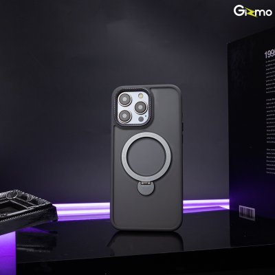 Gizmo เคสรุ่น Defense Rotate Stand MagSafe iPhone 15/15+/15 Promax มีขาตั้ง เนื้อสัมผัสแมท เคสชาร์จได้ กันกระแทก