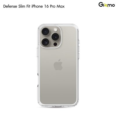 Gizmo เคสรุ่น Defense Slim Fit iPhone 16/16+/16 Pro/16 Promax เคสใส กันรอยขีดข่วน กันกระแทก ซีรีย์ 16