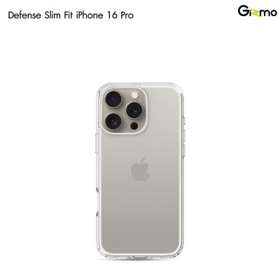Gizmo เคสรุ่น Defense Slim Fit iPhone 16/16+/16 Pro/16 Promax เคสใส กันรอยขีดข่วน กันกระแทก ซีรีย์ 16