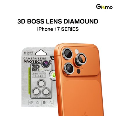 Gizmo Diamond Lens Protector ฟิล์มเลนส์กล้องกากเพชร iPhone17 ปกป้องขั้นสุด ดีไซน์หรู
