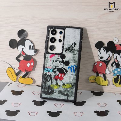 MOLAN CANO รุ่น S24 Ultra Case printing เคสลาย Mickey Mouse สำหรับซัมซุง เคส กันกระแทก-ขอบดำ