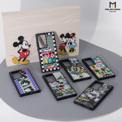 MOLAN CANO รุ่น S24 Ultra Case printing เคสลาย Mickey Mouse สำหรับซัมซุง เคส กันกระแทก-ขอบดำ