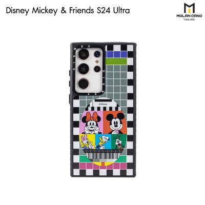 MOLAN CANO รุ่น S24 Ultra Case printing เคสลาย Mickey Mouse สำหรับซัมซุง เคส กันกระแทก-ขอบดำ