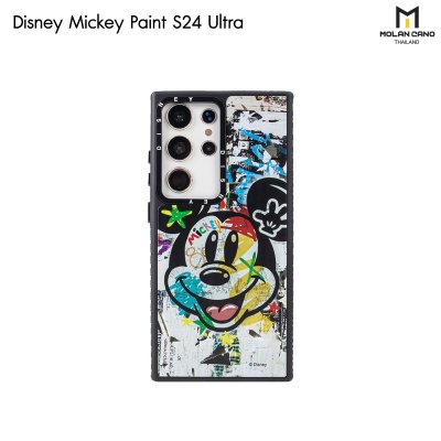 MOLAN CANO รุ่น S24 Ultra Case printing เคสลาย Mickey Mouse สำหรับซัมซุง เคส กันกระแทก-ขอบดำ