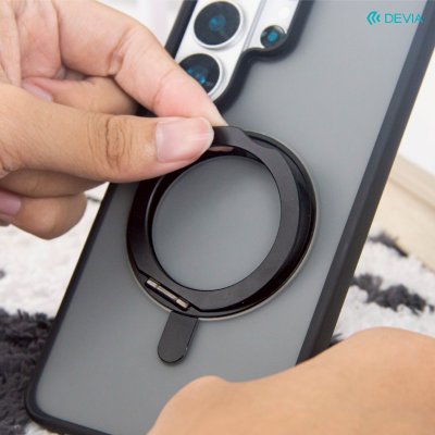 DEVIA Eleguard Series Magnetic 360 Rotating Stand เคสกันกระแทกเนื้อ Matte มีขาตั้งหมุนได้ สำหรับ Samsung Galaxy S26 Ultra