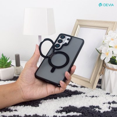 DEVIA Eleguard Series Magnetic 360 Rotating Stand เคสกันกระแทกเนื้อ Matte มีขาตั้งหมุนได้ สำหรับ Samsung Galaxy S26 Ultra