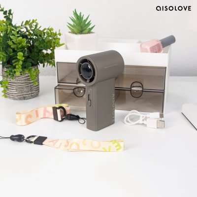 Aisolove High Speed Handheld Fan พัดลมพกพาความเร็วสูง 6000mAh รุ่น F20