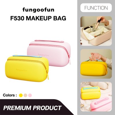 Fungoofun Time Capsule Make up Bag กระเป๋าเครื่องสำอางทรงแคปซูล กันน้ำพกพา รุ่น F530