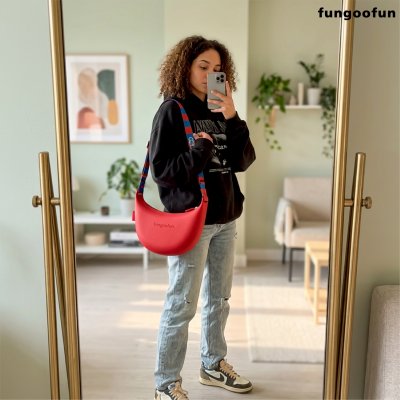 Fungoofun Shoulder Strap Banana Bag กระเป๋าสะพายข้างทรงกล้วย รุ่น F553 (DIY)