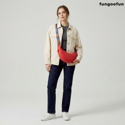 Fungoofun Shoulder Strap Banana Bag กระเป๋าสะพายข้างทรงกล้วย รุ่น F553 (DIY)