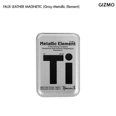 GIZMO WWPC Faux Leather Magnetic Card Holder กระเป๋าใส่บัตรแม่เหล็กหนังเทียม