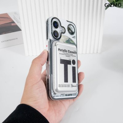 GIZMO WWPC Faux Leather Magnetic Card Holder กระเป๋าใส่บัตรแม่เหล็กหนังเทียม