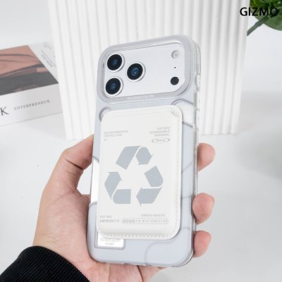 GIZMO WWPC Faux Leather Magnetic Card Holder กระเป๋าใส่บัตรแม่เหล็กหนังเทียม