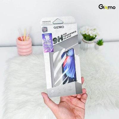 Gizmo Film Full Glass Privacy iPhone 18 Series 2nd 120 Day Warranty ฟิล์มกระจกกันมองข้างกันรอยแบบเต็มจอ พร้อมรับประกัน 120 วัน