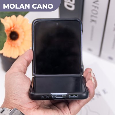เคสใสกันกระแทก Samsung Galaxy Z Flip 4 รุ่น Molan Cano สีดำ