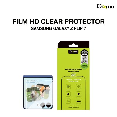 Gizmo Film Glass HD Clear ฟิล์มกระจกไม่เต็มจอแบบใส Samsung Galaxy Z Flip7