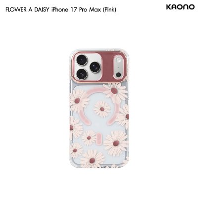 KAONO เคสใสลายดอกไม้ Magnetic Flower Series A Daisy iPhone 17