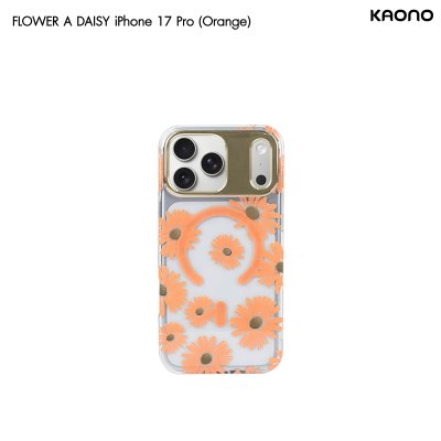 KAONO เคสใสลายดอกไม้ Magnetic Flower Series A Daisy iPhone 17