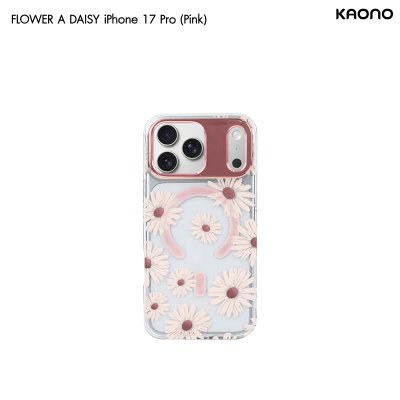 KAONO เคสใสลายดอกไม้ Magnetic Flower Series A Daisy iPhone 17