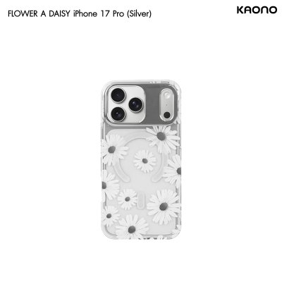 KAONO เคสใสลายดอกไม้ Magnetic Flower Series A Daisy iPhone 17