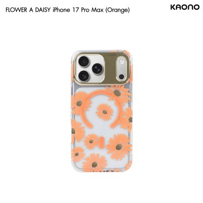 KAONO เคสใสลายดอกไม้ Magnetic Flower Series A Daisy iPhone 17