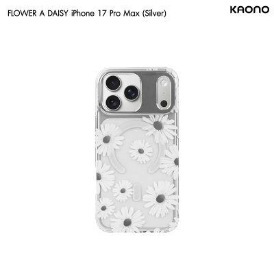 KAONO เคสใสลายดอกไม้ Magnetic Flower Series A Daisy iPhone 17