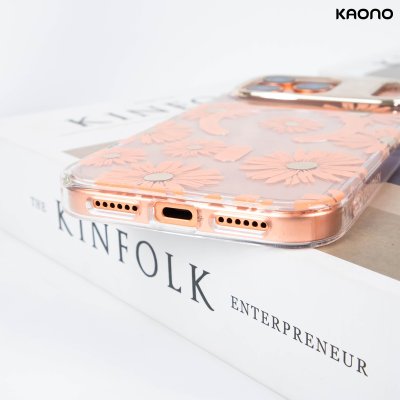 KAONO เคสใสลายดอกไม้ Magnetic Flower Series A Daisy iPhone 17