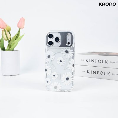 KAONO เคสใสลายดอกไม้ Magnetic Flower Series A Daisy iPhone 17