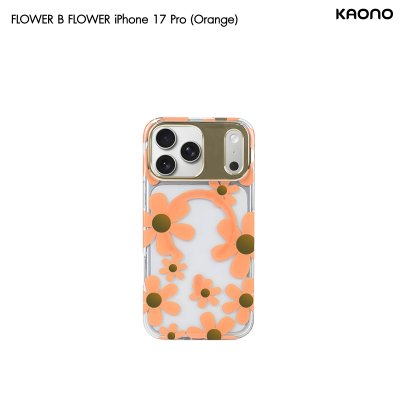 KAONO เคสใสลายดอกไม้ Magnetic Flower Series B Big Flower iPhone 17