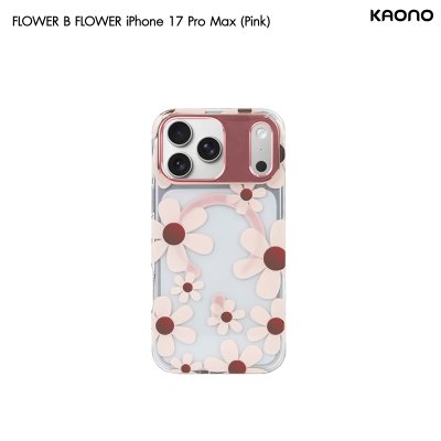 KAONO เคสใสลายดอกไม้ Magnetic Flower Series B Big Flower iPhone 17