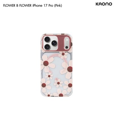 KAONO เคสใสลายดอกไม้ Magnetic Flower Series B Big Flower iPhone 17