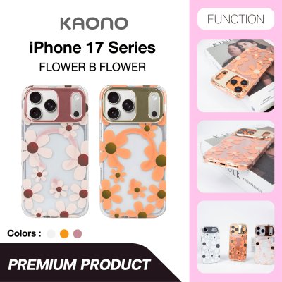 KAONO เคสใสลายดอกไม้ Magnetic Flower Series B Big Flower iPhone 17