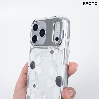 KAONO เคสใสลายดอกไม้ Magnetic Flower Series B Big Flower iPhone 17