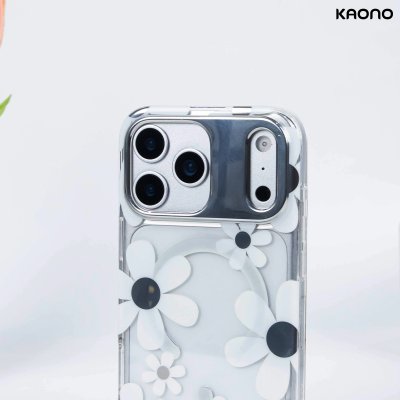 KAONO เคสใสลายดอกไม้ Magnetic Flower Series B Big Flower iPhone 17