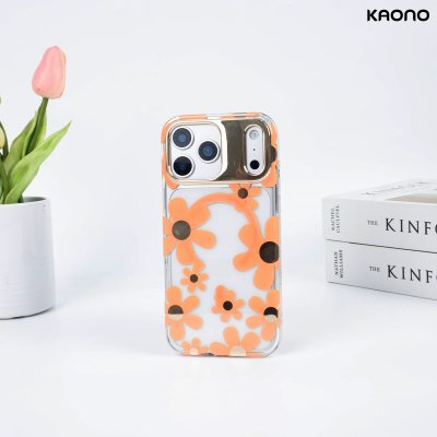 KAONO เคสใสลายดอกไม้ Magnetic Flower Series B Big Flower iPhone 17