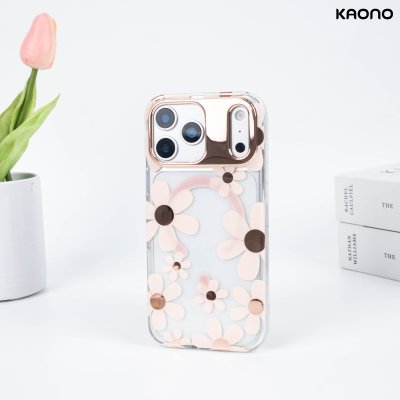 KAONO เคสใสลายดอกไม้ Magnetic Flower Series B Big Flower iPhone 17